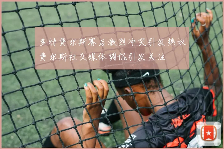 多特费尔斯赛后激烈冲突引发热议费尔斯社交媒体调侃引发关注