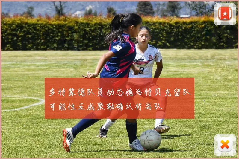 多特蒙德队员动态施洛特贝克留队可能性五成聚勒确认将离队