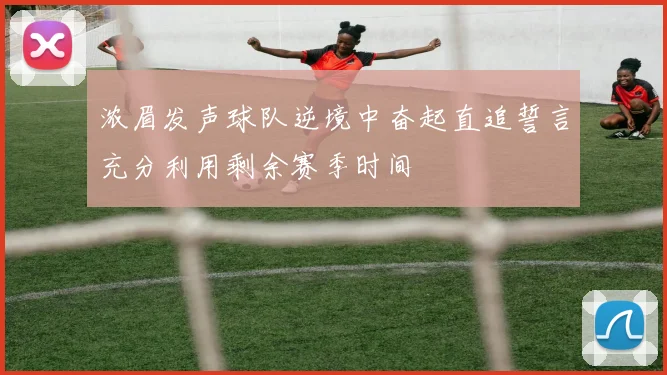 浓眉发声球队逆境中奋起直追誓言充分利用剩余赛季时间